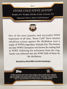 Stone Cold Steve Austin by Rob Schamberger - 2021 Topps Undisputed WWE