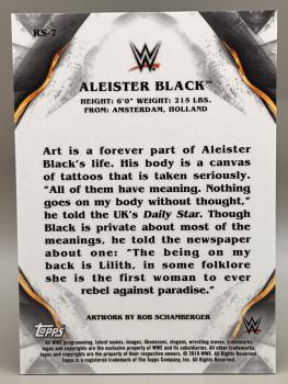 Aleister Black by Rob Schamberger - 2019 Topps Undisputed WWE