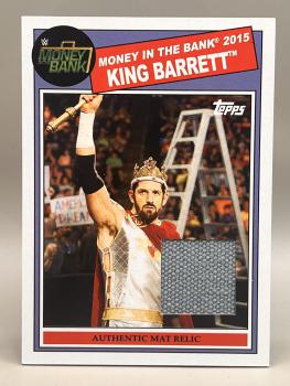 Wade Barrett Money in the Bank Relic - 2015 Topps Heritage WWE