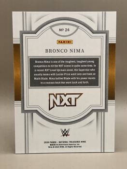 Bronco Nima Base 73/75  - 2024 Panini National Treasures WWE
