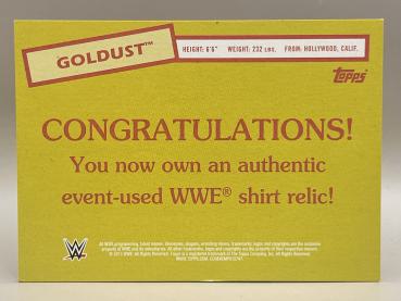 Goldust Shirt Relic - 2015 Topps Heritage WWE