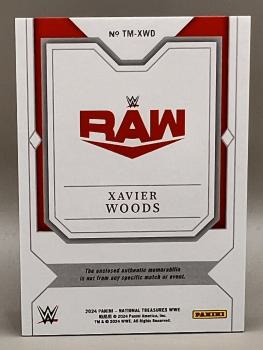 Xavier Woods Time Line Relic 42/99  - 2024 Panini National Treasures WWE