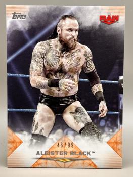 Aleister Black Rainbow SET Base bis /5 plus Schamberger - 2020 Topps Undisputed WWE
