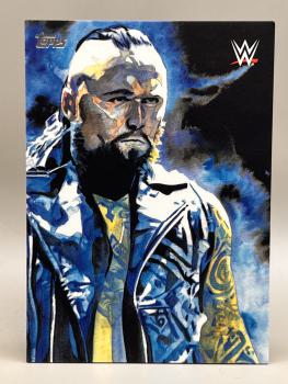 Aleister Black Rainbow SET Base bis /5 plus Schamberger - 2020 Topps Undisputed WWE