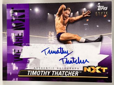 Timothy Thatcher Autograph 53/75 - 2021 Topps NXT WWE