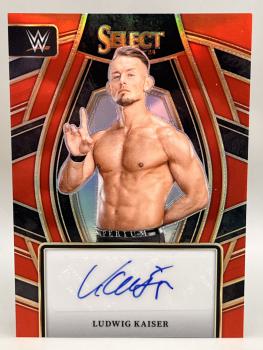 Ludwig Kaiser Base Autograph 55/99 - 2024 Panini Select WWE