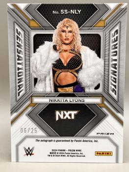 Nikkita Lyons Sensational Signatures Mojo 06/25 - 2024 Panini Prizm WWE