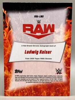 Ludwig Kaiser Ice Blue - 2025 Topps Chrome Sapphire WWE