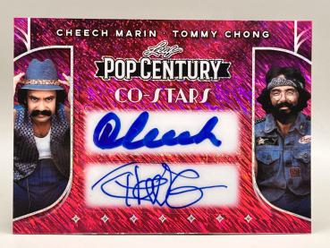 Cheech Marin & Tommy Chong Co-Stars 1/1 - 2025 LEAF Metal Pop Century