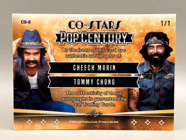 Cheech Marin & Tommy Chong Co-Stars 1/1 - 2025 LEAF Metal Pop Century