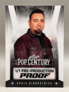Chris Kirkpatrick Pre-Production Proof 1/1 - 2025 LEAF Metal Pop Century