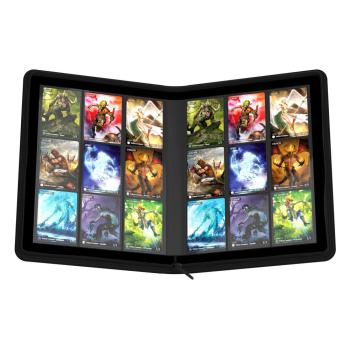 Ultimate Guard Zipfolio 360 - 18-Pocket XenoSkin schwarz