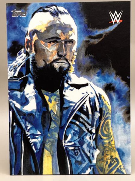 Aleister Black by Rob Schamberger - 2019 Topps Undisputed WWE