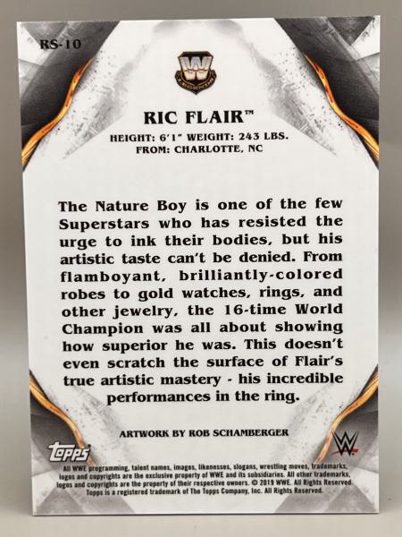 Ric Flair by Rob Schamberger - 2019 Topps Undisputed WWE