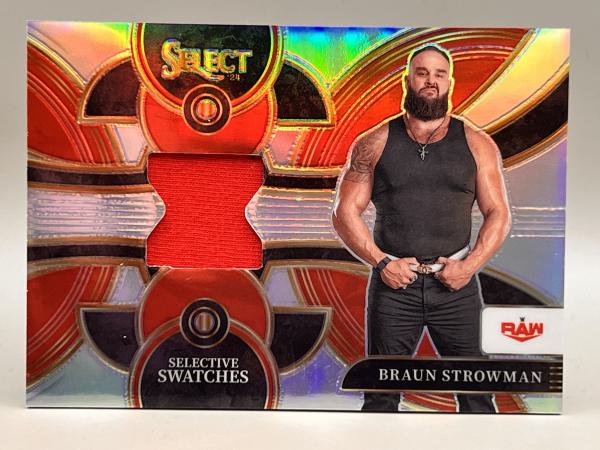 Braun Strowman Selective Swatches Base  - 2024 Panini Select WWE