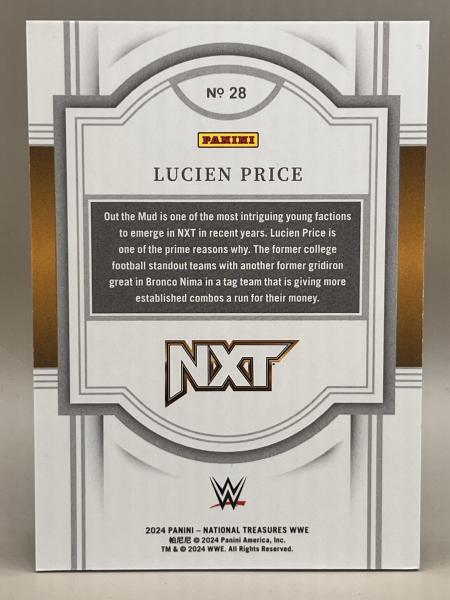 Lucien Price Base 82/99  - 2024 Panini National Treasures WWE