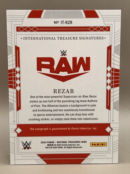 Rezar International Treasures 59/75  - 2024 Panini National Treasures WWE