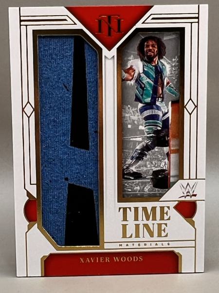 Xavier Woods Time Line Relic 42/99  - 2024 Panini National Treasures WWE