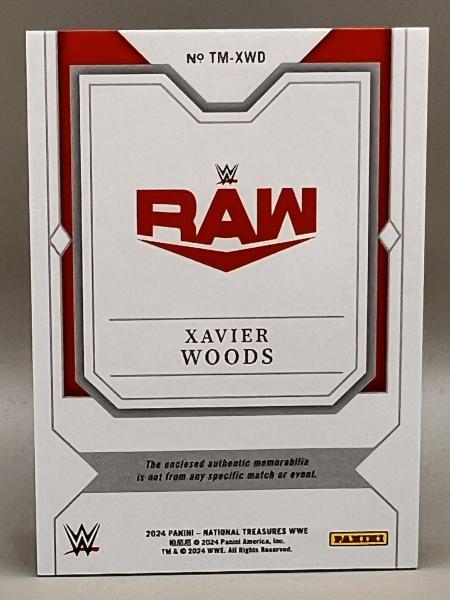 Xavier Woods Time Line Relic 42/99  - 2024 Panini National Treasures WWE