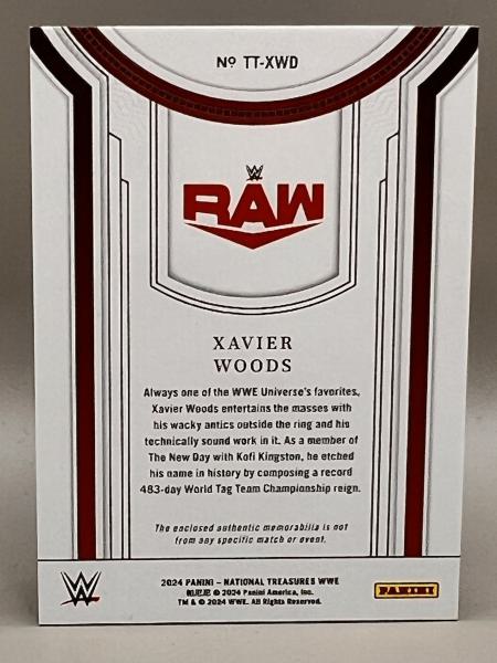 Xavier Woods Treasured Threats 11/25  - 2024 Panini National Treasures WWE