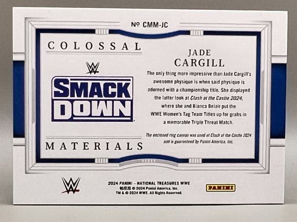 Jade Cargill Colossal Relic 15/99  - 2024 Panini National Treasures WWE