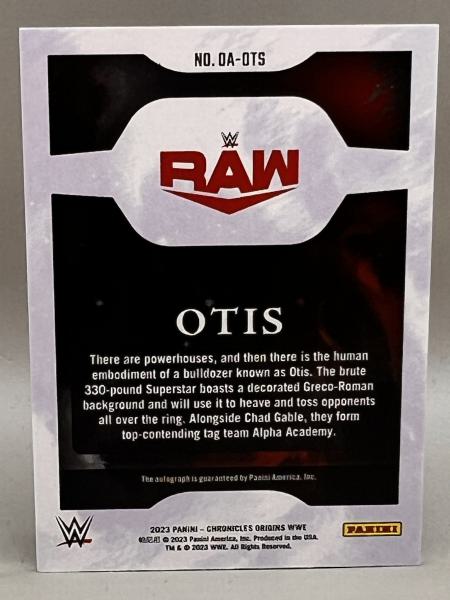 Otis Origins Base Auto  - 2023 Panini Chronicles WWE