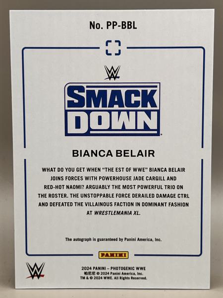 Bianca Belair Picture Perfect Gold 06/10  - 2024 Panini Photogenic WWE - Im Kundenauftrag