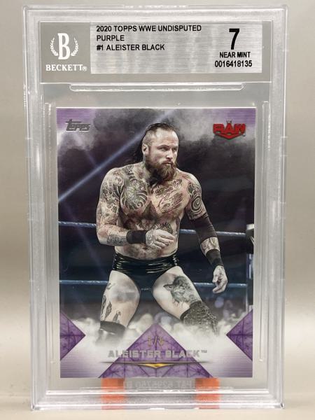 Aleister Black Rainbow SET Base bis /5 plus Schamberger - 2020 Topps Undisputed WWE