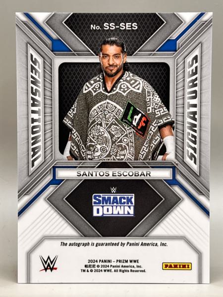 Santos Escobar Sensational Signatures - 2024 Panini Prizm WWE