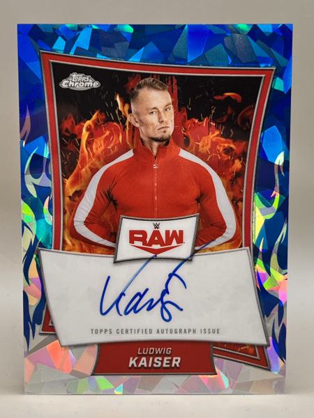 Ludwig Kaiser Ice Blue - 2025 Topps Chrome Sapphire WWE