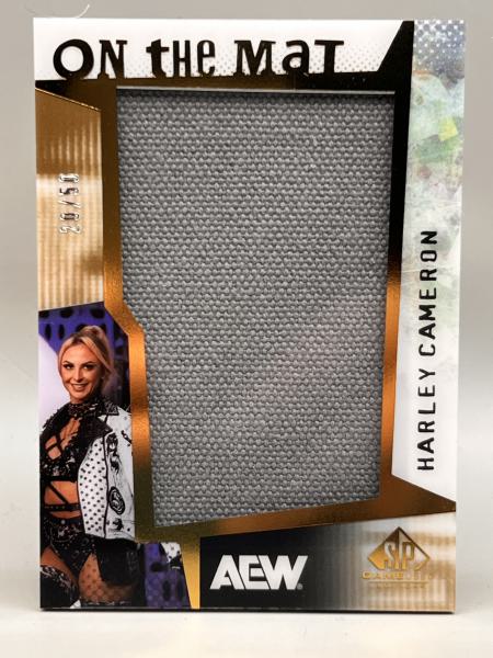Harley Cameron On the Mat 20/50 - 2025 Upper Deck SP Game Used AEW