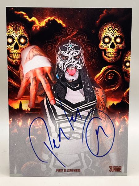 Penta El Zero Miedo! Autograph /50 - Set aus zwei Karten - Custom Card 2025