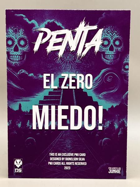 Penta El Zero Miedo! Autograph /50 - Set aus zwei Karten - Custom Card 2025