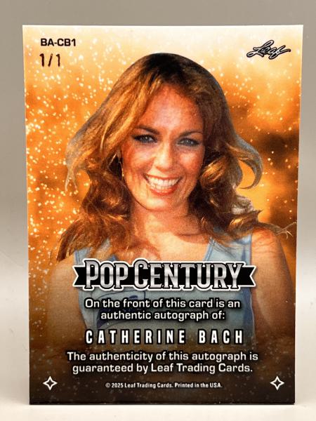 Catherine Bach Base Autograph 1/1 - 2025 LEAF Metal Pop Century