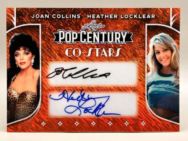Joan Collins & Heather Locklear Co-Stars 1/1 - 2025 LEAF Metal Pop Century