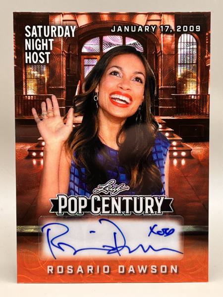 Rosario Dawson Saturday Night Host 1/1 - 2025 LEAF Metal Pop Century