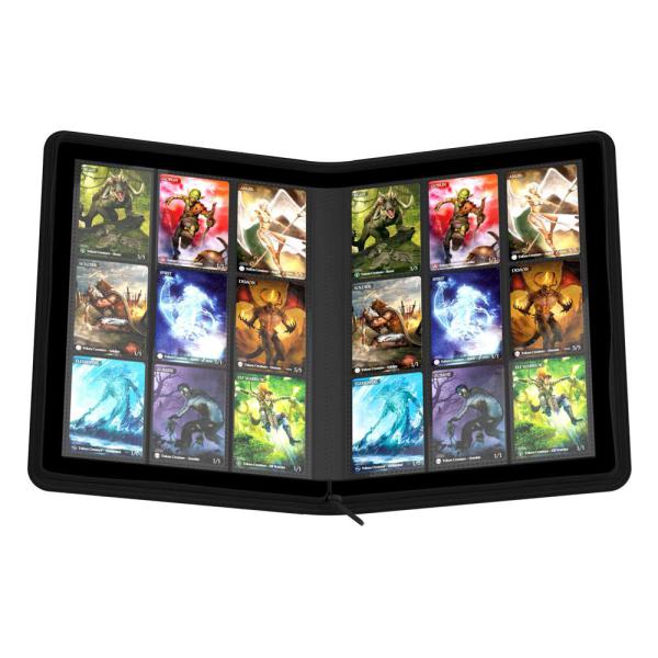 Ultimate Guard Zipfolio 360 - 18-Pocket XenoSkin schwarz