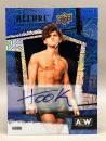 Hook Blue Line Auto 09/35 - 2022 Upper Deck Allure AEW