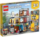 LEGO® Creator 31097 Stadthaus mit Zoohandlung & Café
